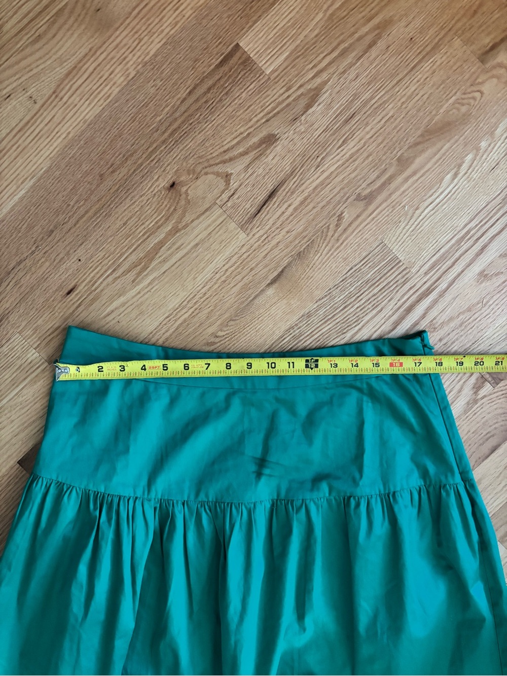 Boden Yoke Detail Maxi Skirt in Emerald Green Size 12 - Picture 9 of 9